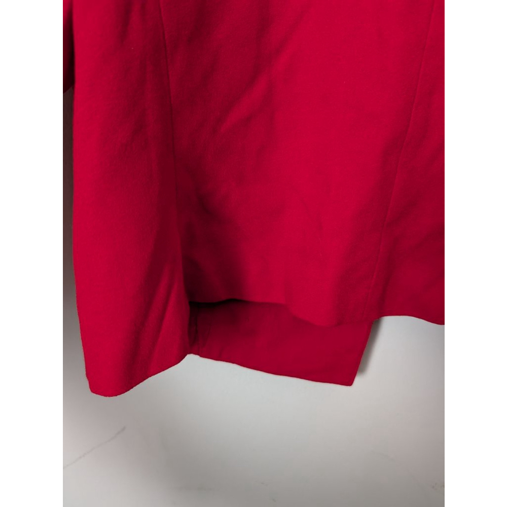 Kasper ASL Red Double Breasted Blazer Gold Buttons - Picture 10 of 11